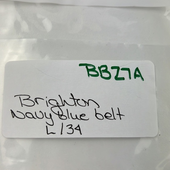 Brighton Black Leather Belt size Large - Picture 10 of 10